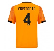 AS Roma Bryan Cristante #4 Koszulka Wyjazdowa 2025-26 Krótki Rękaw